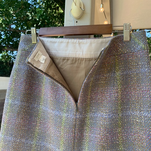 J. Crew 100% wool pencil mini skirt size 8 - Picture 3 of 12